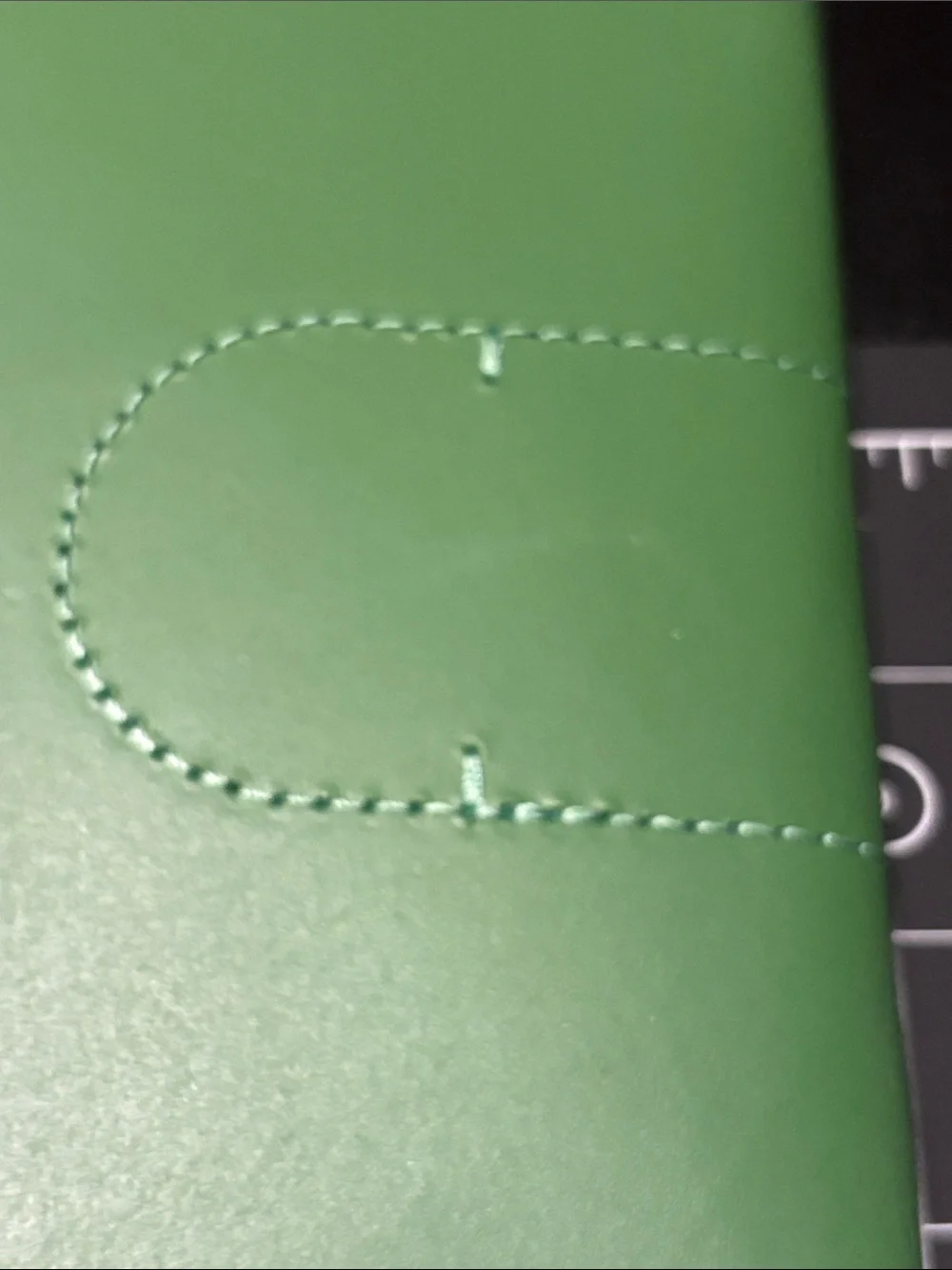 Avocado Green Leather Passport Holder With Area For‎ AirTag By ALLIVE